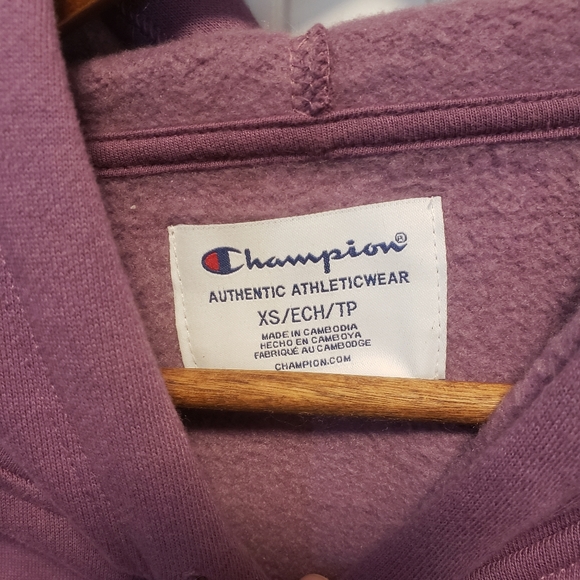 Champion Womens Purple Hoodie - XS - Picture 6 of 8
